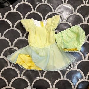 Gorgeous chiffon vintage skater dress with briefs 1960’s handmade